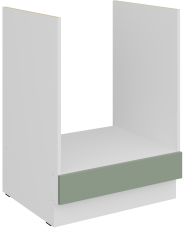 Spodnja omara za vgradno pečico Aria - aquamarine/bela - 60 D GAZ BB