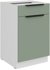 Spodnja omara Aria - aquamarine/bela - 50 D 1F 1S BB