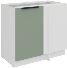 Spodnja omara Aria - aquamarine/bela - 105 ND 1F BB