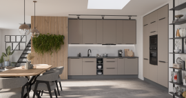 Kuhinjski sestav Aria -  sandgrau/atnracit