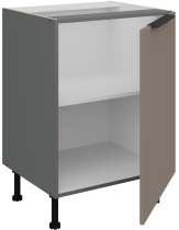 Stolarz-Lempert - Spodnja omara Aria - sandgrau/atnracit - 60 D 1F BB