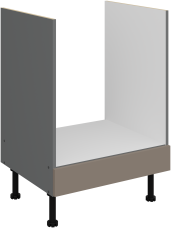 Spodnja omara za vgradno pečico Aria -  sandgrau/atnracit - 60 D GAZ BB