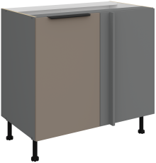 Spodnja omara Aria - sandgrau/atnracit - 105 ND 1F BB