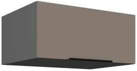 Zgornja omara Aria - sandgrau/atnracit - 80 NAGU-36 1F