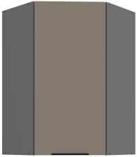 Zgornja kotna omara Aria - sandgrau/atnracit - 60x60 GN-90 1F (45°)
