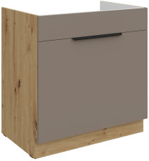Spodnja omara Aria - sandgrau/artisan hrast - 80 ZL 1S BB