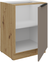Stolarz-Lempert - Spodnja omara Aria - sandgrau/artisan hrast - 60 D 1F BB