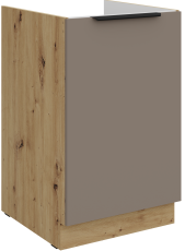 Spodnja omara Aria - sandgrau/artisan hrast - 50 ZL 1F BB