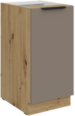 Spodnja omara Aria - sandgrau/artisan hrast - 40 D 1F BB