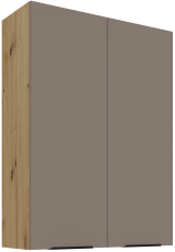 Zgornja omara Aria - sandgrau/artisan hrast - 80 G-108 2F