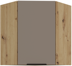 Zgornja kotna omara Aria - sandgrau/artisan hrast - 60x60 GN-72 1F (45°)