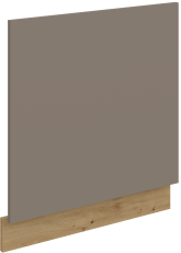 Vrata za vgradni pomivalni stroj Aria - sandgrau/artisan hrast - ZM 570x596