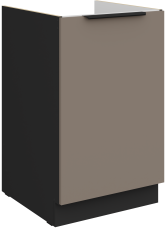 Spodnja omara Aria - sandgrau/črna - 50 ZL 1F BB