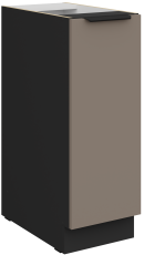 Spodnja omara Aria - sandgrau/črna - 30 D CARGO BB