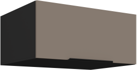 Zgornja omara Aria - sandgrau/črna - 80 NAGU-36 1F