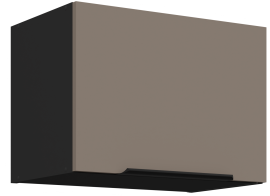 Zgornja omara Aria - sandgrau/črna - 50 GU-36 1F