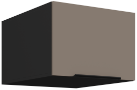 Zgornja omara Aria - sandgrau/črna - 50 NAGU-36 1F