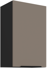 Zgornja omara Aria - sandgrau/črna - 45 G-72 1F