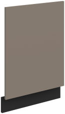 Vrata za vgradni pomivalni stroj Aria - sandgrau/črna - ZM 570x446