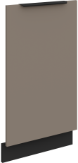 Vrata za vgradni pomivalni stroj Aria - sandgrau/črna - ZM 713x446