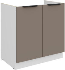 Spodnja omara Aria - sandgrau/bela - 80 ZL 2F BB