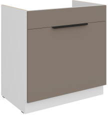 Spodnja omara Aria - sandgrau/bela - 80 ZL 1S BB