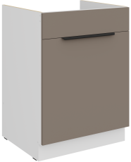 Spodnja omara Aria - sandgrau/bela - 60 ZL 1S BB