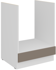 Spodnja omara za vgradno pečico Aria - sandgrau/bela - 60 D GAZ BB
