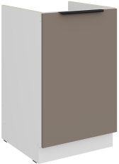 Spodnja omara Aria - sandgrau/bela - 50 ZL 1F BB