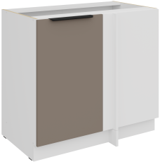 Spodnja omara Aria - sandgrau/bela - 105 ND 1F BB