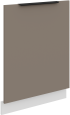 Vrata za vgradni pomivalni stroj Aria - sandgrau/bela - ZM 713x596