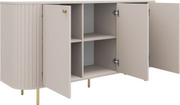 Stolarz-Lempert - Komoda 3F Ovalio - peščeno bež