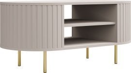 Klubska miza Ovalio - peščeno bež