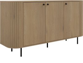 Komoda 3F Ovalio - cremona hrast