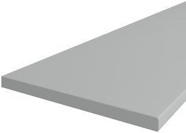 Kuhinjski pult 38x600 mm - 1400 mm - inox grey