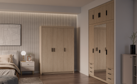 Garderobna omara Elena DO03 - oljen hrast