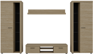 Stolarz-Lempert - TV regal Rumba XL - oljen hrast