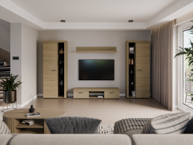 Stolarz-Lempert - TV regal Rumba XL - oljen hrast
