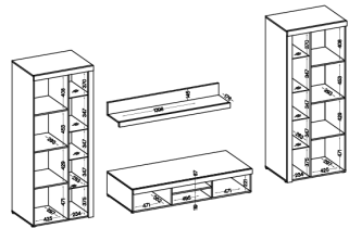 Stolarz-Lempert - TV regal Rumba XL - oljen hrast