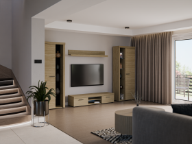 Stolarz-Lempert - TV regal Rumba XL - oljen hrast