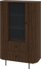 Vitrina Ovalio 1F2S - hrast dunin