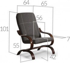 Sedežne garniture Comforteo - Fotelj Diora