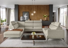 Modularna sedežna garnitura v U obliki Amaro