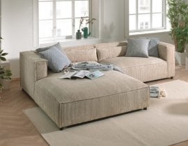 Kotna sedežna garnitura Brugge 266 cm