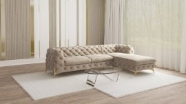 Kotna sedežna garnitura Chelsea Bis 2+OT