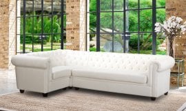 Kotna sedežna garnitura Chester - 3+E+1