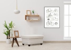 Tabure Chester - 75x70 cm