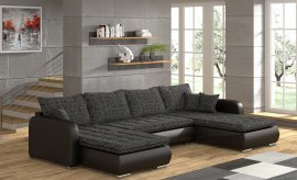 Kotna sedežna garnitura Elena v U obliki