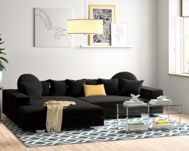 Kotna sedežna garnitura Fabiola