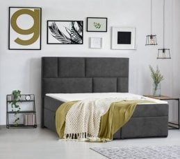 Boxspring postelja Lola - 140x200 cm